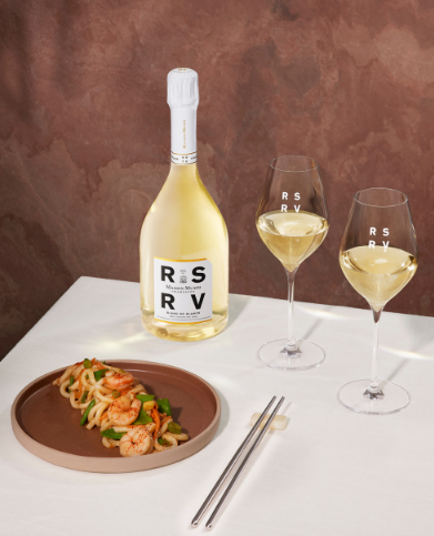 Recette udon crevettes RSRV champagne 2016